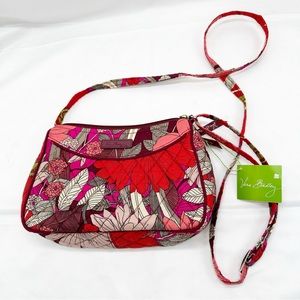 VERA BRADLEY Little Crossbody Bohemian Blooms Bag Purse Tote Shoulder NEW